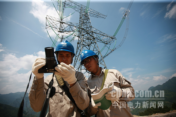 圖為線路防汛特巡