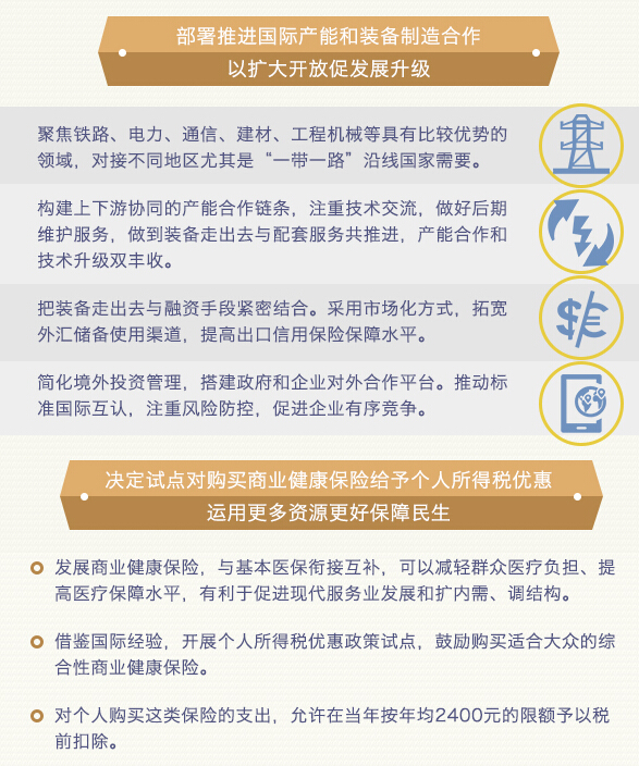 國(guó)務(wù)院常務(wù)會(huì)議：聚焦電力、通信等領(lǐng)域 推進(jìn)國(guó)際產(chǎn)能合作