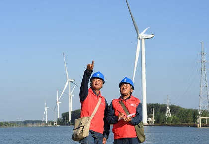 安徽首個(gè)湖面風(fēng)力電場(chǎng)發(fā)電量超過40億千瓦時(shí)